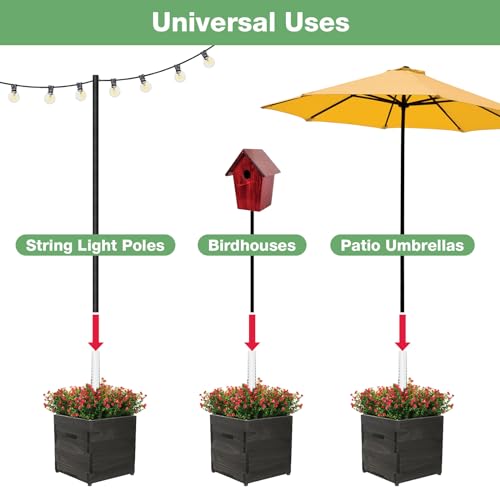 Extra Large Decorative Wooden Planter w
