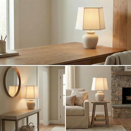White Square Cut Corner Lamp Shades Set of 2 (2 Count)