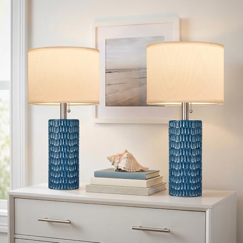 20” Modern Table Lamps Set of 2 (2 Count)