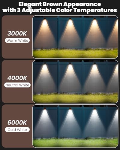 Brighter Solar Fence Lights (12 Count)