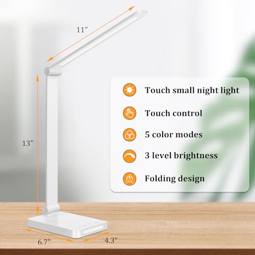 LED Desk Lamp with USB Ports