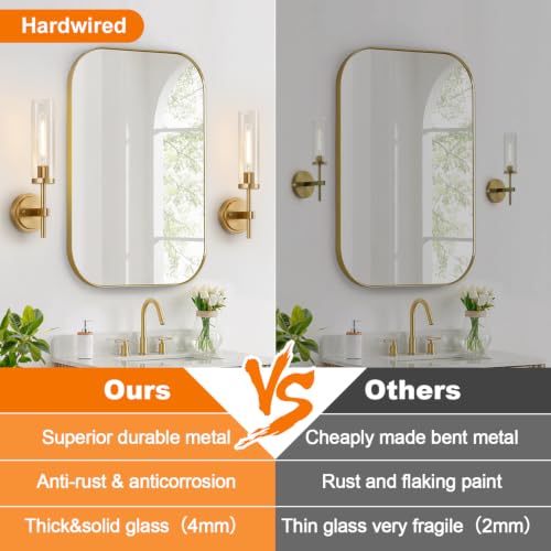 Hardwired] Wall Sconces Set of Two (2 Count)