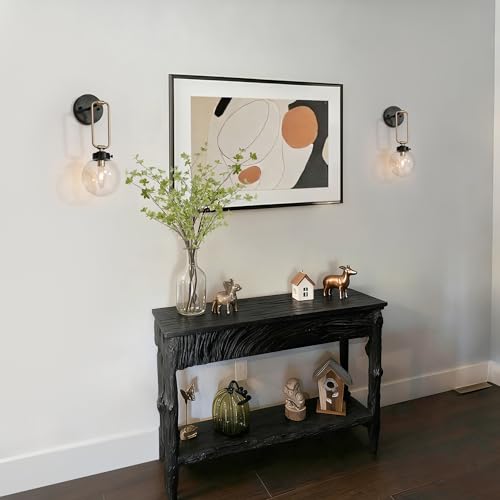 Black and Gold Wall Sconce