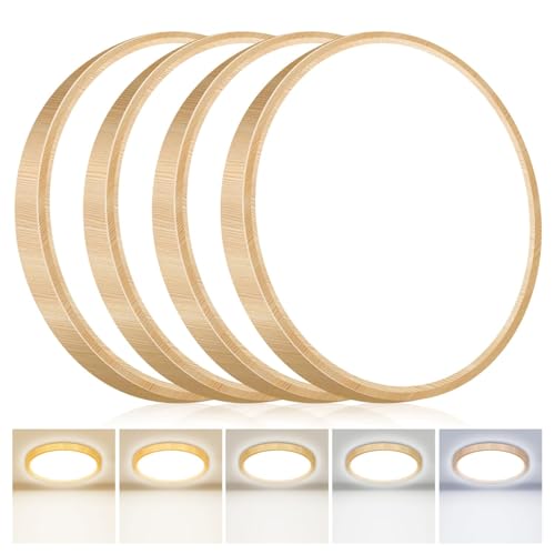 4PACK Flush Mount LED Ceiling Light Fixture