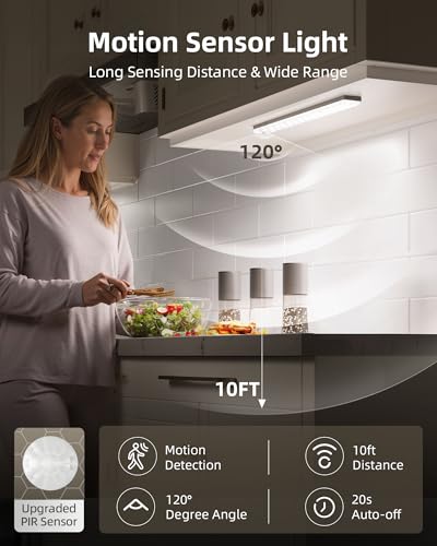 3 Pack Under Cabinet Lighting with Charging Station (3 Count)