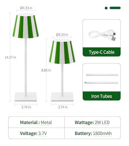 3 Pack Cordless Table Lamp (3 Count)