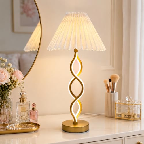 Gold Modern LED Table Lamp (Gold)