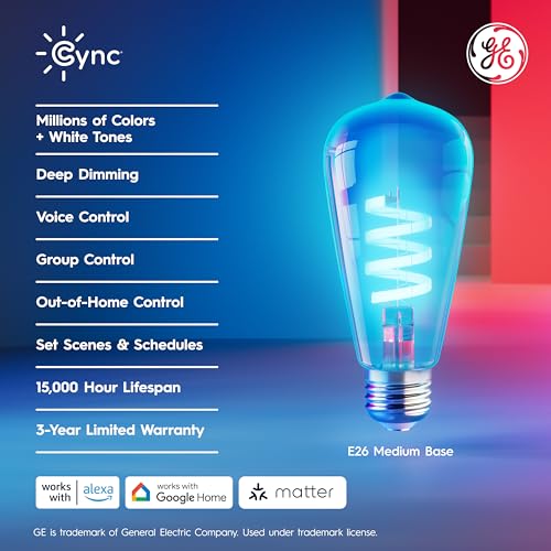 GE Smart LED Light Bulb (2 Count)