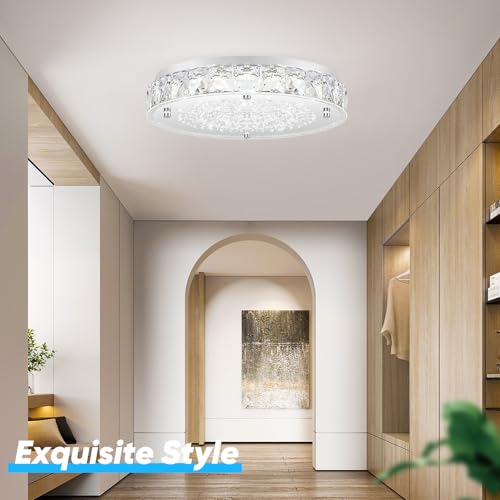 Crystal Flush Mount Ceiling Light