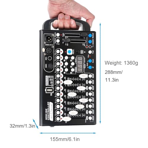 Battery DMX Controller with Midi