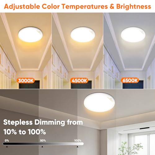 Rechargeable Motion Sensor Ceiling Light (2 Count)