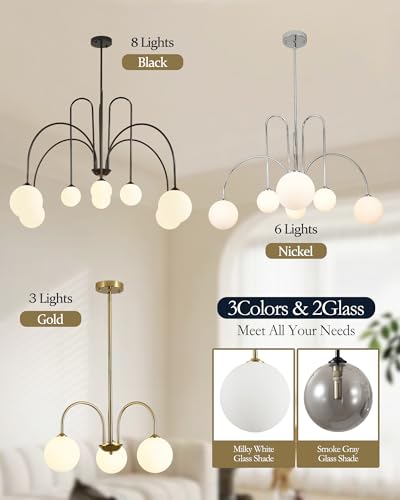 Gold Sputnik Chandelier