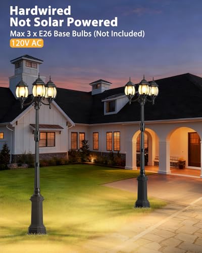 Motion Sensor Outdoor Post Lights