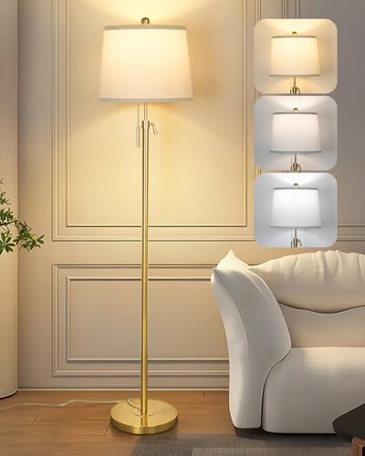 Gold Floor Lamp for Living Room