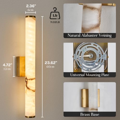 Alabaster Wall Sconce