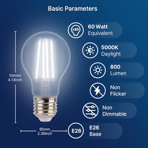 Dusk to Dawn Outdoor Sensor A19 LED Light Bulbs