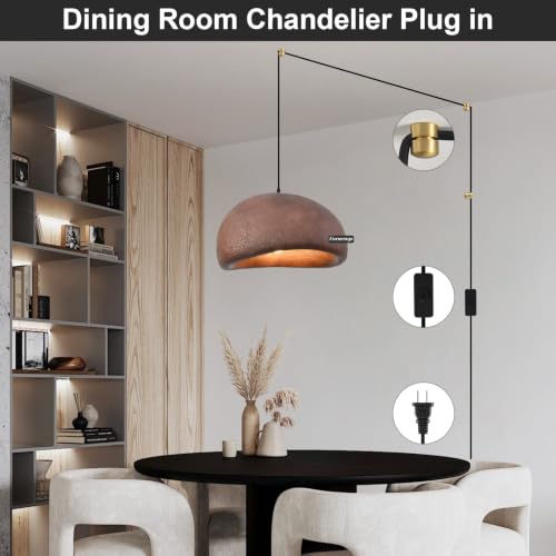 15.7in Plug in Chandelier