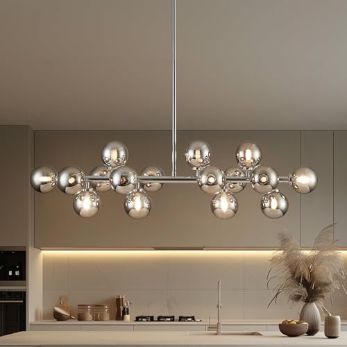 Glass Globe Sputnik Chandelier (16 Count)