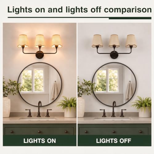 Bathroom Vanity Light Fixtures (Bronze)