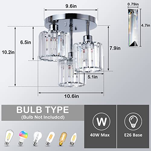 Semi Flush Mount Ceiling Light