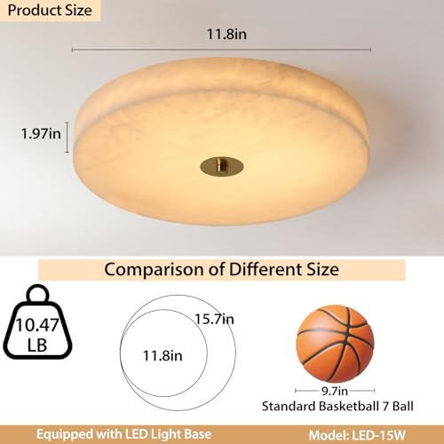 Alabaster Ceiling Light