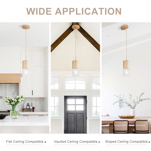 3 Pack Gold Pendant Light Fixtures (3 Count)