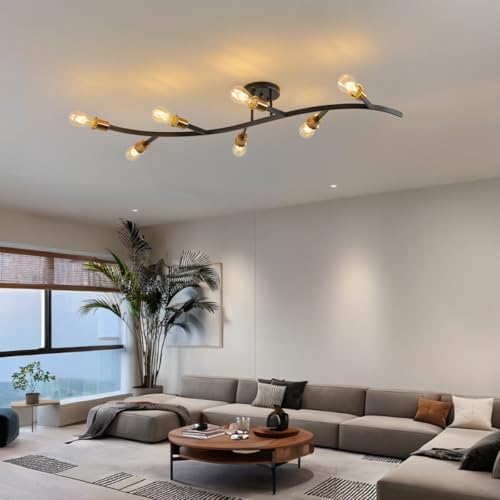 Modern Semi Flush Mount Ceiling Light Fixture for Kitchen Island