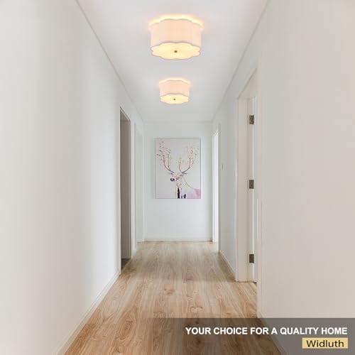 13" Gold Semi Flush Mount Ceiling Light