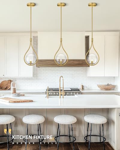 Glass Pendant Lights Kitchen Island