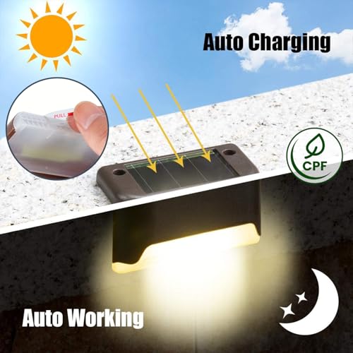 Solar Deck Lights Outdoor 24 Pack (24 Count)