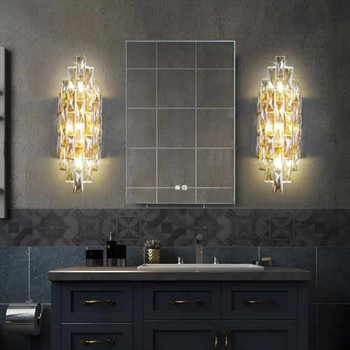Modern Crystal Wall Sconces (35.274 Ounce)