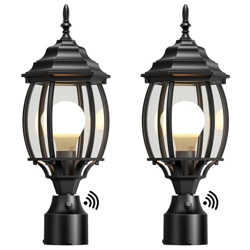 2Pack Dusk to Dawn Outdoor Post Light (2 Count)