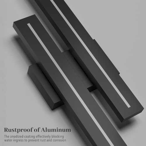 39 Inch Aluminum LED Outdoor Wall Lights 3000K