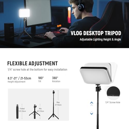 BASICS 2 Pack LED Video Panel Light