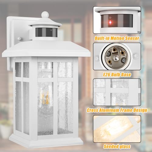 2 Packs Motion Sensor Outdoor Lights (2 Count)