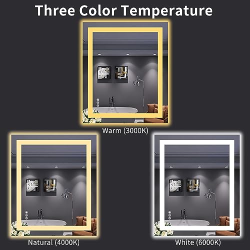 30X36 LED Bathroom Mirror with Lights
