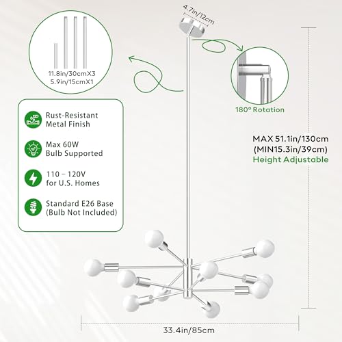 Sputnik Chandelier 10