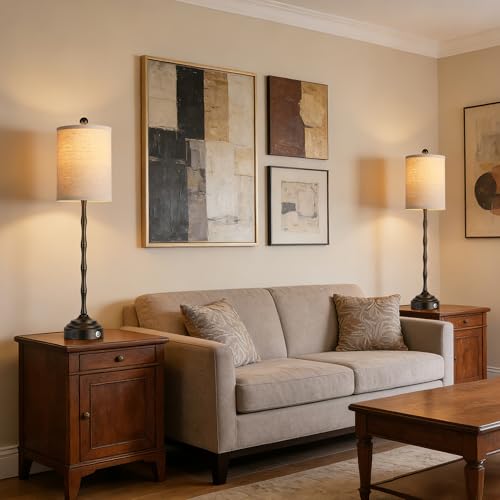 Tall Skinny Beside Lamps Set of 2 (2 Count)