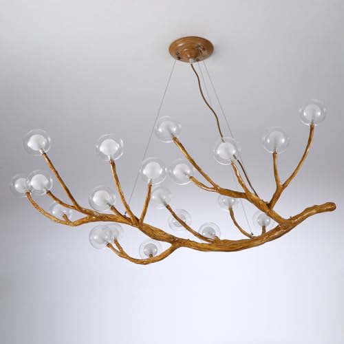 20 Light Tree Branch Chandelier Farmhouse Ceiling Light
