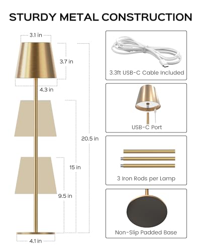 Cordless Table Lamps Rechargeable