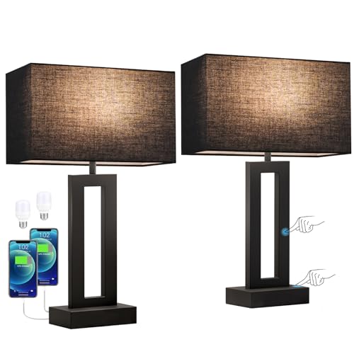 Nightstand Table Lamps for Bedrooms Set of 2 (2 Count)