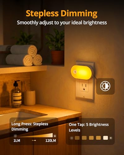 Amber Night Light Plug (2 Count)