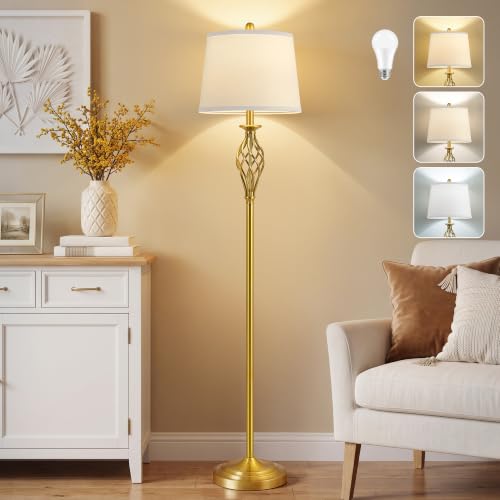 Floor Lamps for Living Room (Gold)
