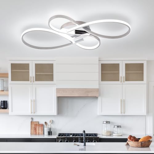 66W Dimmable Modern LED Ceiling Light Fixtures 3000K