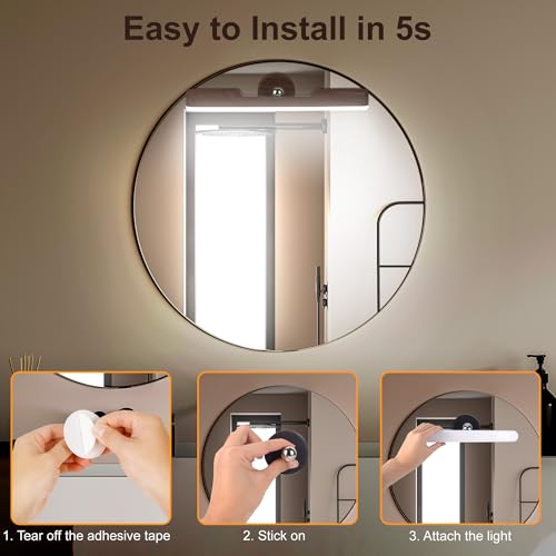 Rechargeable Vanity Light for Mirror