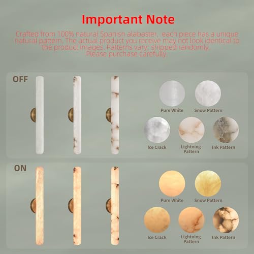 Alabaster Wall Sconce (2 Count)