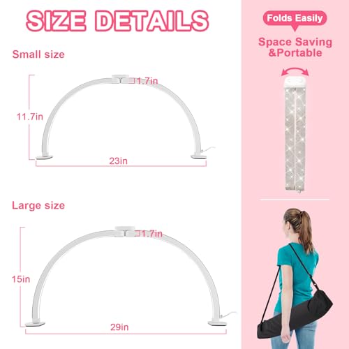 Upgraded Half Moon Light with Phone Holder