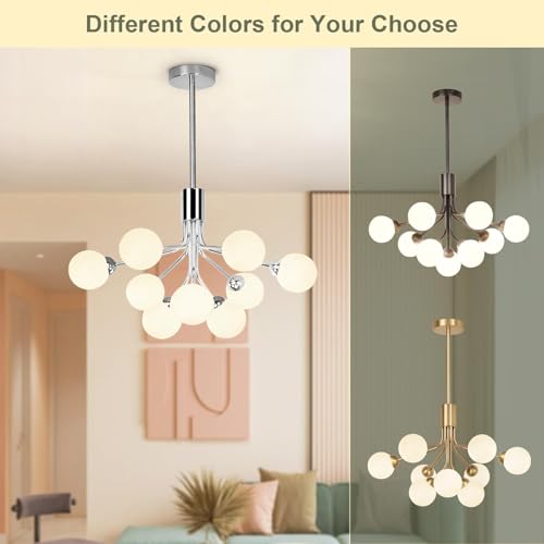 Glass Ball Sputnik Chandelier