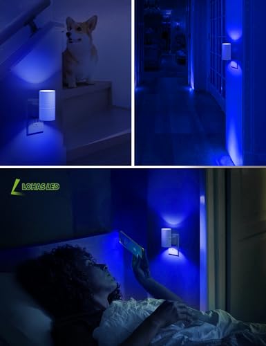 Night Light Calm Blue Night Lights Plug into Wall (2 Count)