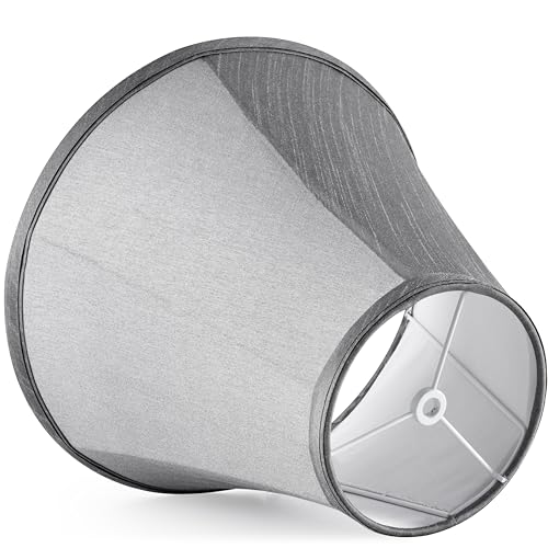 Grey Bell Lamp Shades (2 Count)